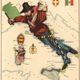 Illustration for article titled These Rarely Seen Maps Turn Earth Into A Land From A Fantasy Novel